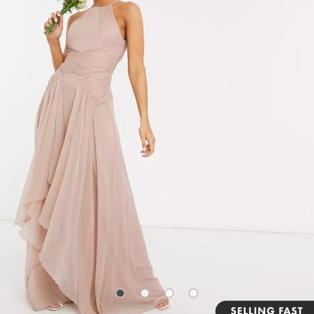 ASOS design pinny bridesmaid maxi dress NWT size 6